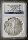2013 (S) $1 American Silver Eagle Dollar NGC MS69