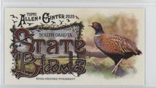 2025 Allen & Ginter State Birds Mini Ring-Necked Pheasant South Dakota 17l7