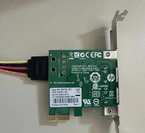100 Stk. Erweiterungskarten 2-fach USB 3.0 PCIe NEU