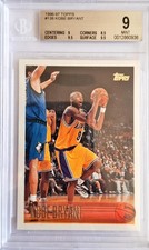 1996-97 Topps Kobe Bryant RC Rookie #138 BGS9 Mint Los Angeles Lakers