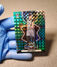 2021-22 Panini Mosaic Seth Curry Green Prizm #26 Brooklyn Nets
