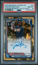 PAULINO SANTANA AUTO 2024 BOWMAN CHROME 05/50