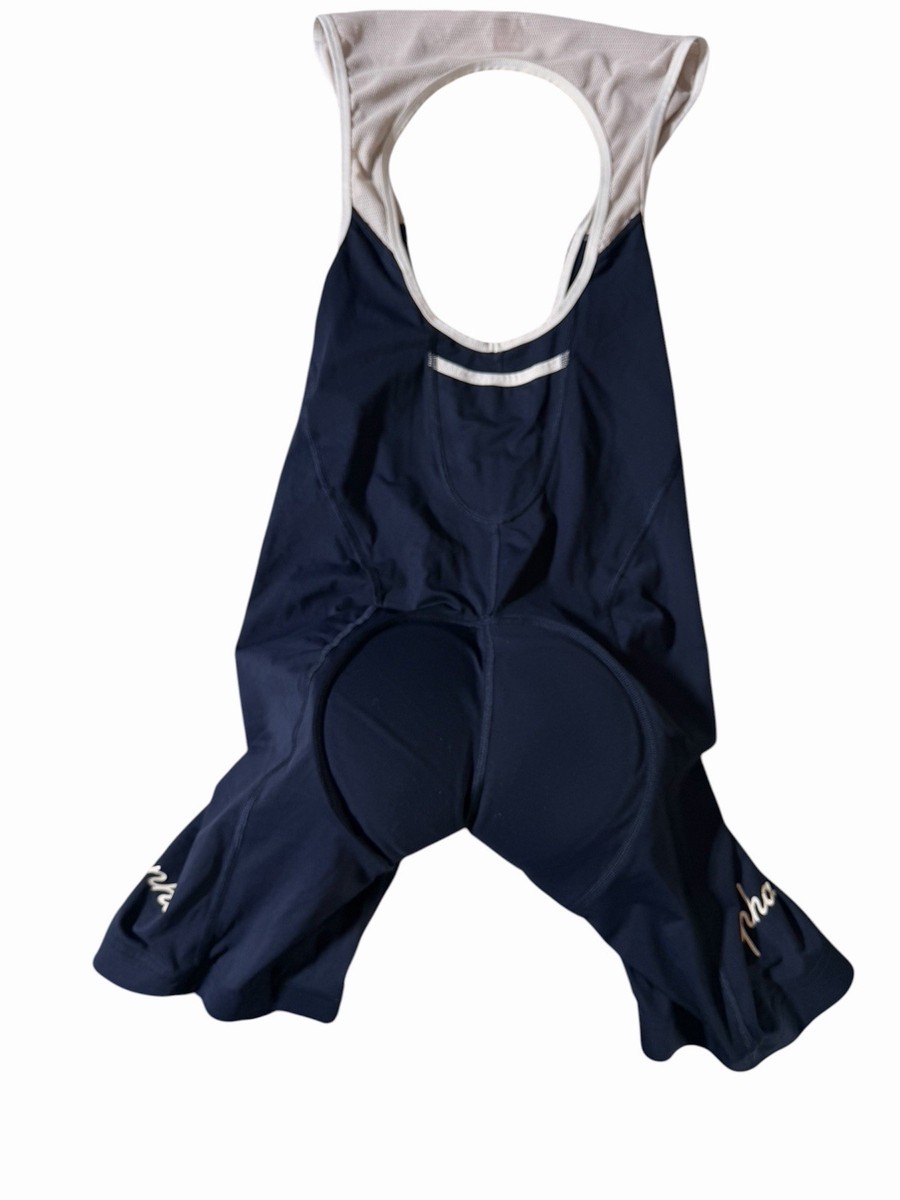 Rapha Classic Cycling Bib Shorts Men Medium Navy White Padded