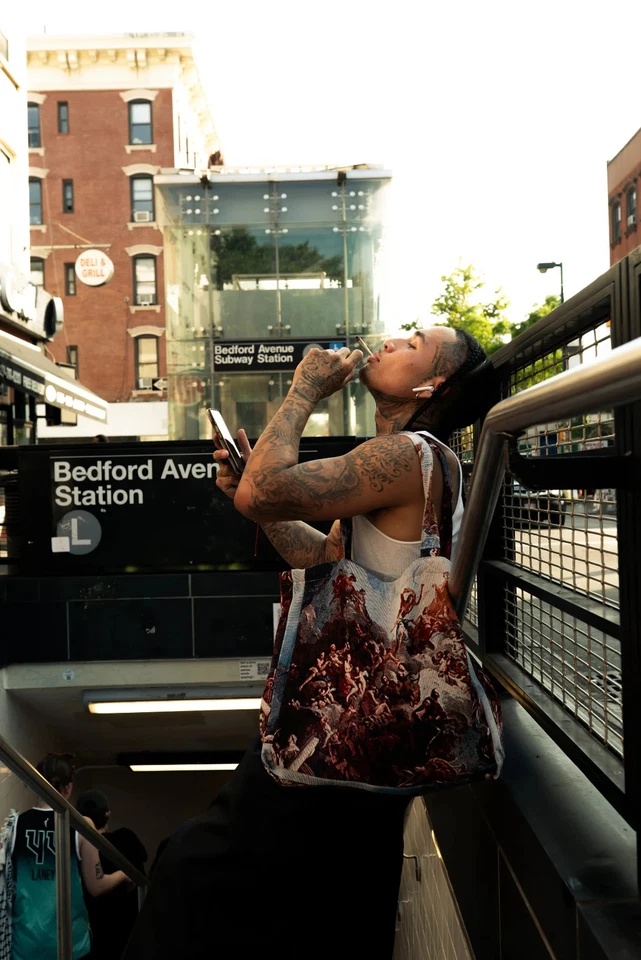 Bolso de Mano Renacimiento, Bolso Sobre el Hombro, Reutilizable Eco Transporte Diario Foto 2 de 4