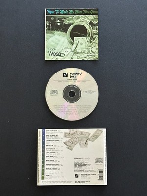 Frank Wess Tryin' To Make My Blues Turn Green CD 1994 Jazz Concord Jazz NO CASE