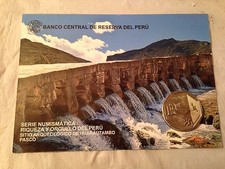 PERUVIAN 1 NUEVO SOL COIN ARQUEOLÓGICO DE HUARAUTAMBO SPANISH DESCRIPTION NEW