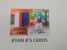 2018 Panini Certified JOSH ALLEN Freshman Fabric Mirror Orange #14/99 RC AUTO SP