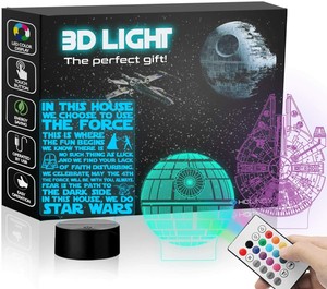 Holinox Star Wars Millennium Falcon 3D Lamp Gadget Gift | eBay