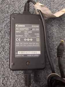 Canon AC POWER ADAPTER DRUCKER SUPPLY AD-320 K30080 0820A002