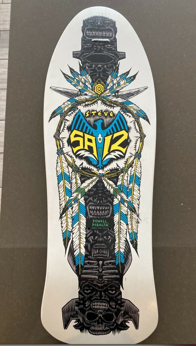 vintage 1989 Steve Saiz skateboard NOS Powell Peralta totem vintage 1989 Steve Saiz skateboard NOS Powell Peralta totem