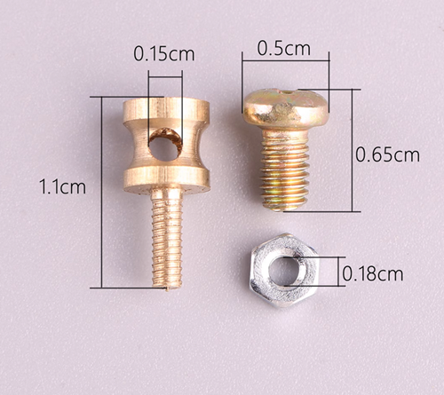 Tapones de acoplamiento brazo servo de conexión, varilla de empuje para avión RC, D4x2,1 mm 20 piezas - Imagen 15 de 15