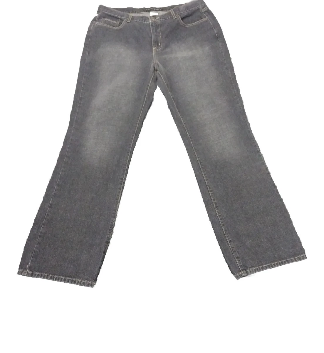 Lane Bryant Venezia Womens Black Denim Jeans Bootcut 18 Tall
