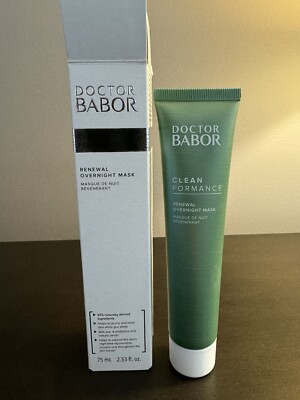 Doctor Babor Clean Formance Renewal Overnight Mask 75 ml Full Size NIB.