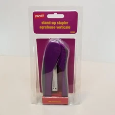 Staples stand-up stapler 20 sheet capacity half strips standard staples unopened