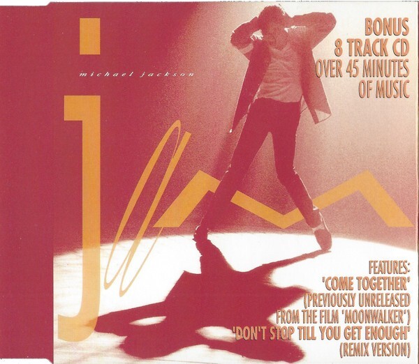 MICHAEL JACKSON RARE Australian Jam 8 track CD Single 1992 with