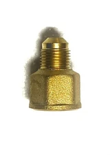 Natural Propane LP Gas Fitting 3/8 Flare x Female 1/2 NPT Straight Fitting