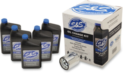 S&S CYCLE 162233 KIT S&S OIL CHANGE MILW 8