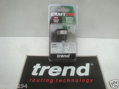 TREND C208X1/2TC C208 TCT INTUMESZENZFRÄSER SET 10MM X 40MM OBERFRÄSER FRÄSER BIT 