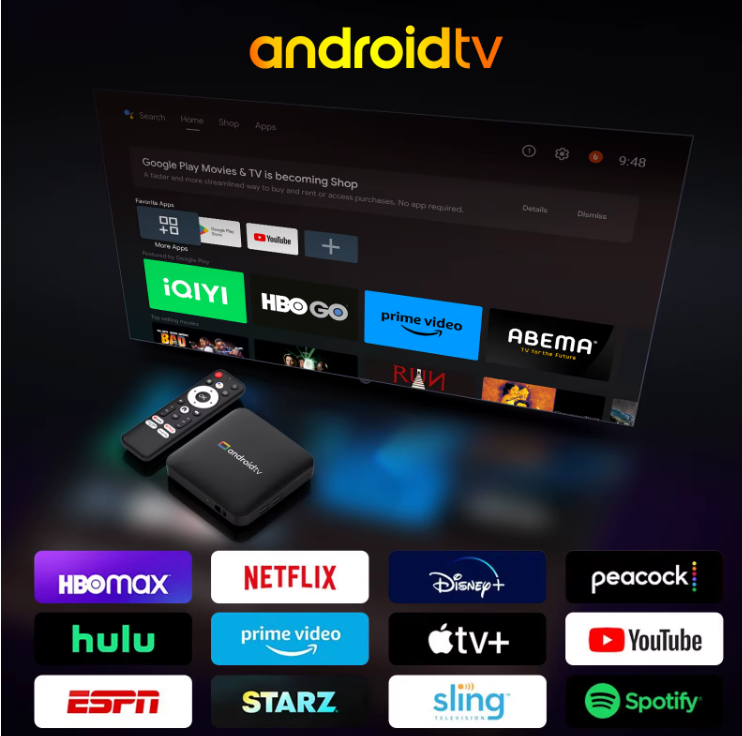 SMART TV BOX H96 Max Android 14.0 4k Google Voici EUR 29,99 - IT - Foto 11