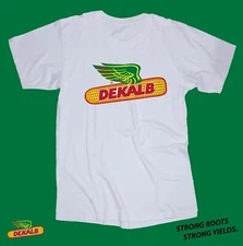 Dekalb logo white t-shirt Corn Tractor Farm Seed Country