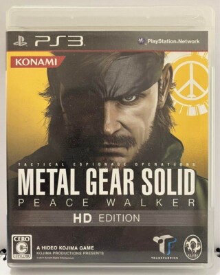 SONY PlayStation3 PS3 Metal Gear Solid Peace Walker HD EDITION Japan