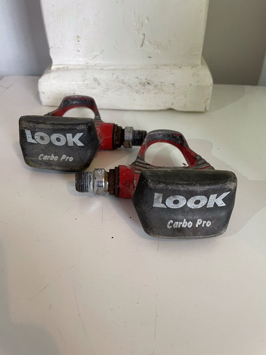 Pédales Look Carbo Pro NOS – Vintage Neuves Old Stock – Avec