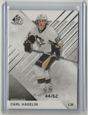 2016 2016-17 SP Game Used #92 Carl Hagelin 44/62 Pittsburgh Penguins