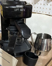 DeLonghi Caffe  4-Cup Espresso and Cappuccino Maker BAR-6U Made in Italy