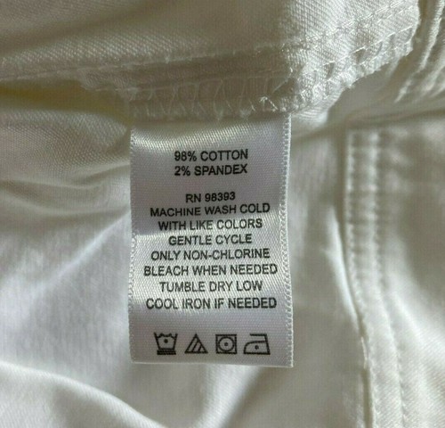 dennis basso womens stretch denim jean jacket white size 2X cotton spandex new - Picture 8 of 8