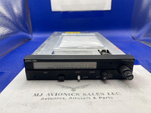 BENDIX/KING KY 97A 14 VDC P/N 064-1051-70 WITH  FRESH FAA FORM 8130-3 