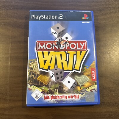 Monopoly Party Sony Playstation 2 PS2 Anleitung OVP