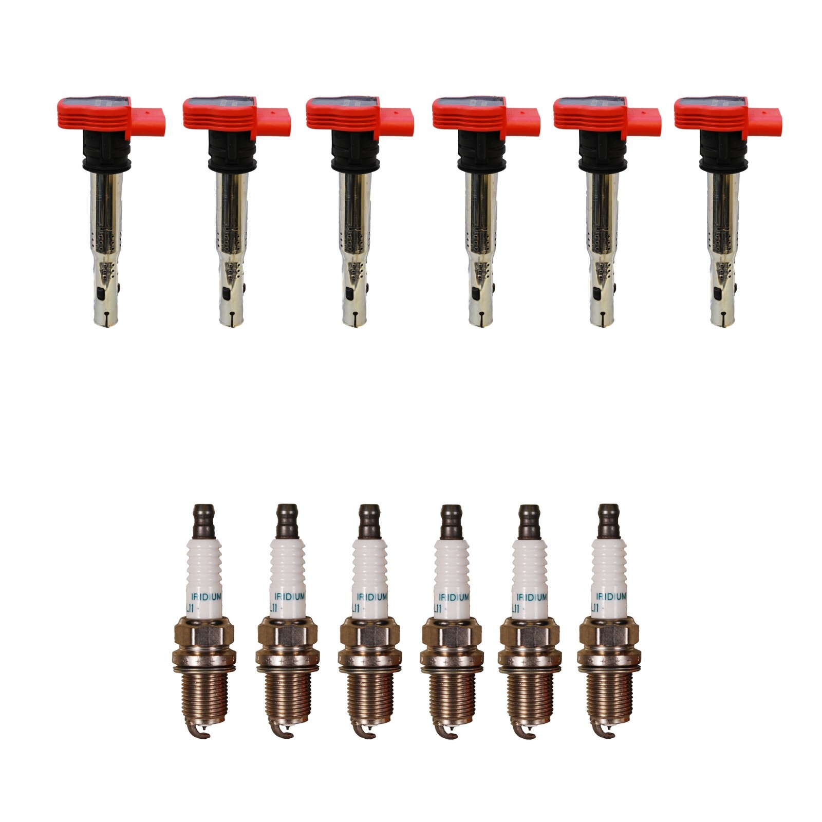 Denso Ignition Coil Kit Iridium Long Life 6 Pieces Gap 0.044