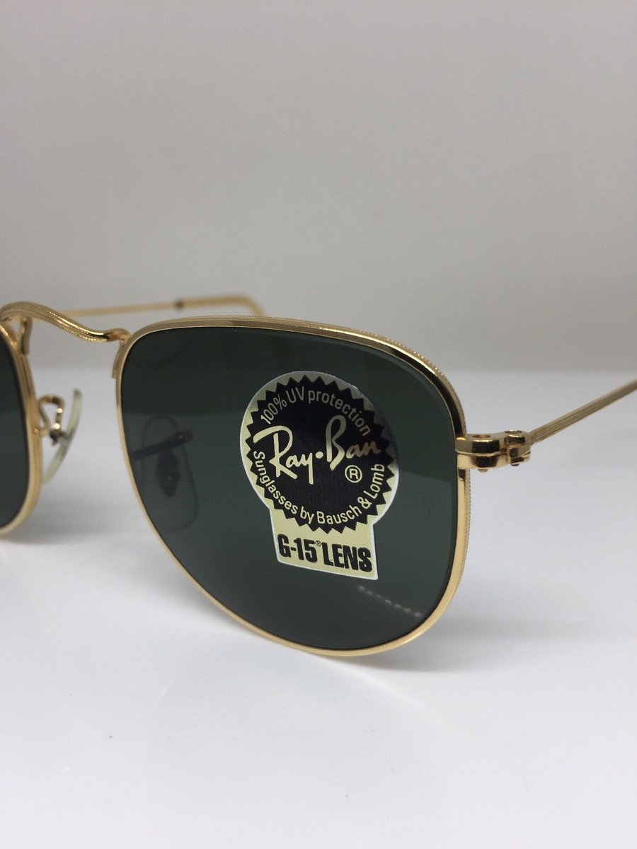RAYBAN B&L オーバル　サングラス　ゴールド 廃盤 良品 B&L レイバン 金 ゴールドマット オルズ Orbs