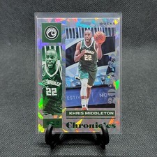 2020-21 Panini Chronicles KHRIS MIDDLETON #28 Fanatics GREEN CRACKED ICE SP