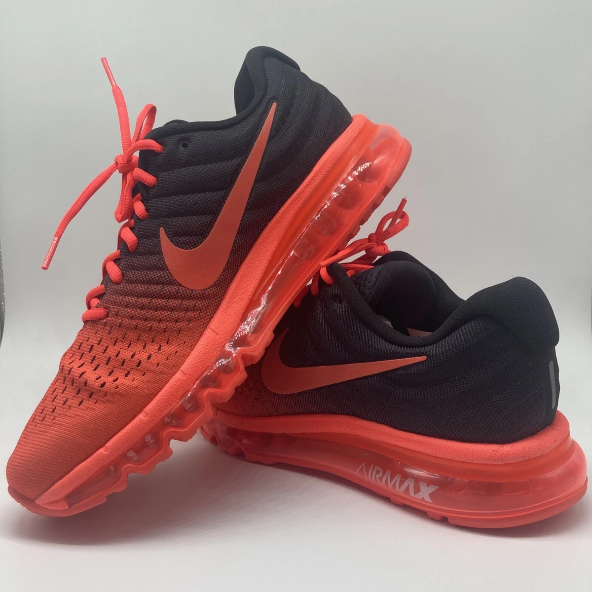 Bright red nikes top
