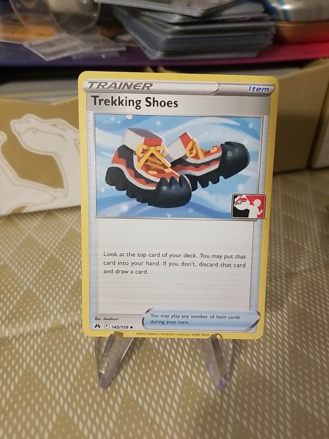 Trekking Shoes Pokemon Prize Pack Series 3 Promo Pokemon Card NM/LP