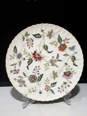 Cake Plate 10 3/4'' Exceed Bon-BUCKINGHAM - Japan Gold Trim