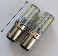 2 PCS Push in Light Bulb 64 LED for Singer Kenmore Janome Juki Necchi Elna