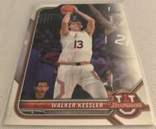 2021-22 Bowman University Basketball Walker Kessler Auburn Tigers 1st Bowman #12