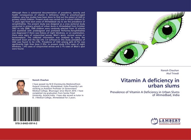 Vitamin A Deficiency in Urban Slums von Naresh Chauhan (2011 ...