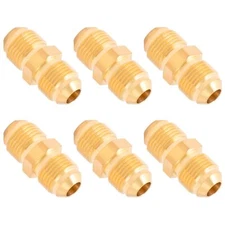 3/8 Inch Flare Union Fitting Brass 3/8" Male Flare x 3/8" Male Flare Coupling...