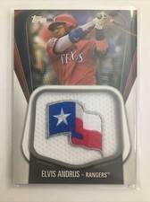 2020 Topps Jumbo Jersey Sleeve Patches ELVIS ANDRUS #JJSPEA 