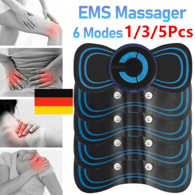 5x Tragbare Elektrische Nacken Massageger?t Zervikalen Massage Rücken Stimulator