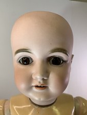 Antique Bisque Doll Kestner 164 M Size 16 Big 28” Dolly Face Girl Stamped Body