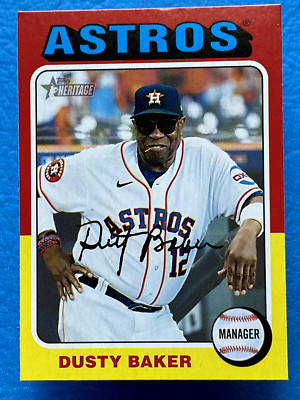 Dusty Baker 2024 Topps Heritage #283 Houston Astros