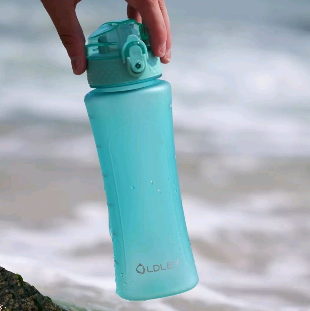 OLDLEY Kids Water Bottle with Straw for Girls & Boys, 15 oz Unbreakable