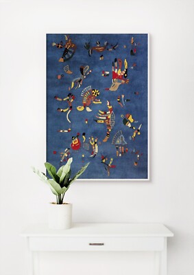 Wassily Kandinsky: Bleu de ciel (Himmelblau). Kunst Giclée Museum Geschenk Druck