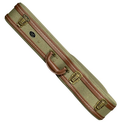 Oahu Arched Top Wood Hardshell Case - Olive Tweed (Baritone), New , Freeshipping