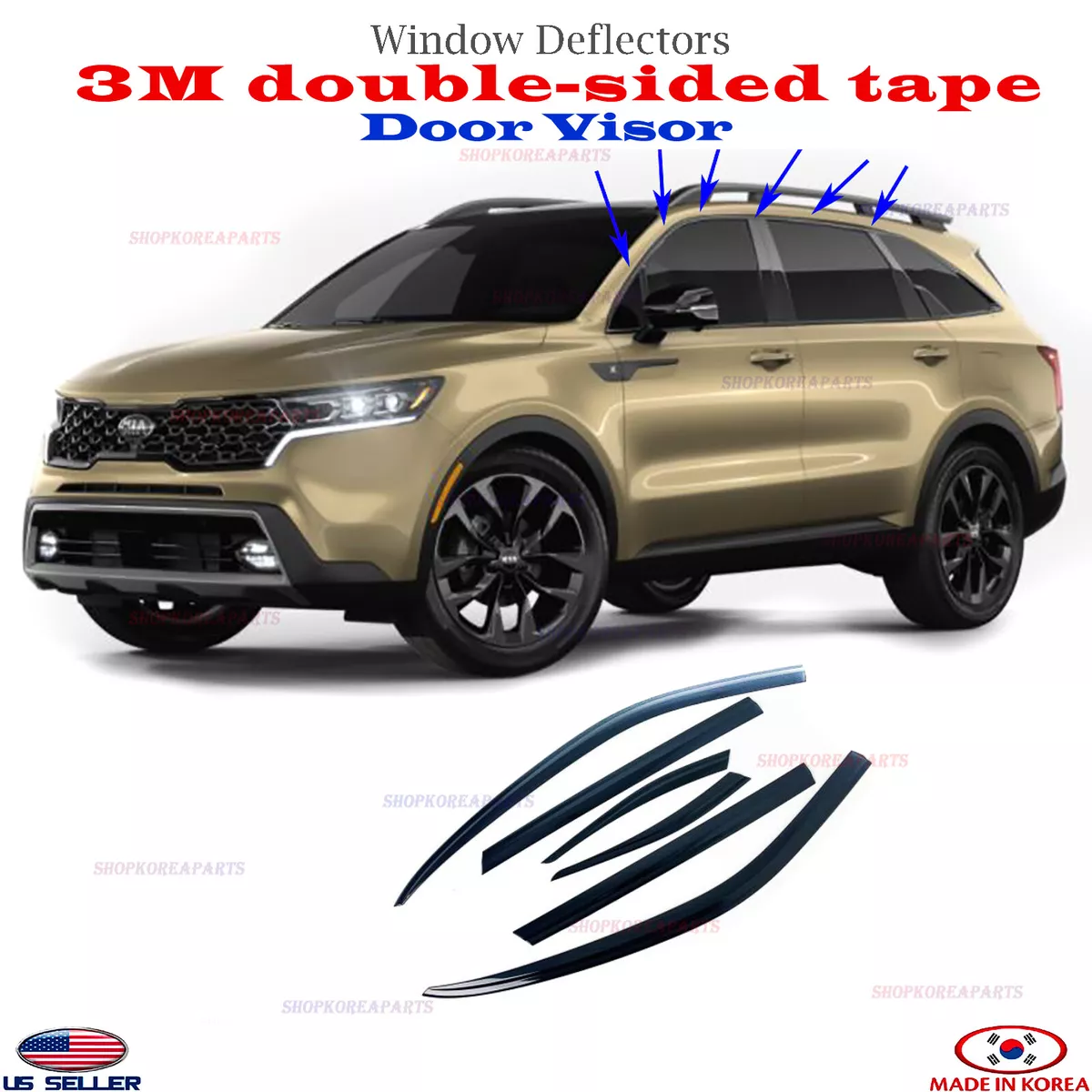 2021 kia sorento rain guards online