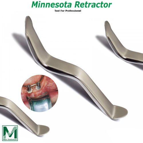Dental Extraction Kit Canines & Incisors Forceps Fig.1 Elevator #60 Retractors - Picture 3 of 4